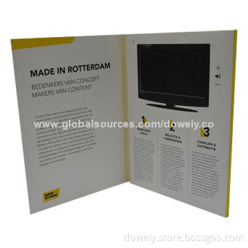 7-inch E-video Greeting Cards